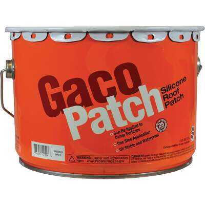 GacoPatch 2 Gal. White Silicone Roof Patch, 193-942